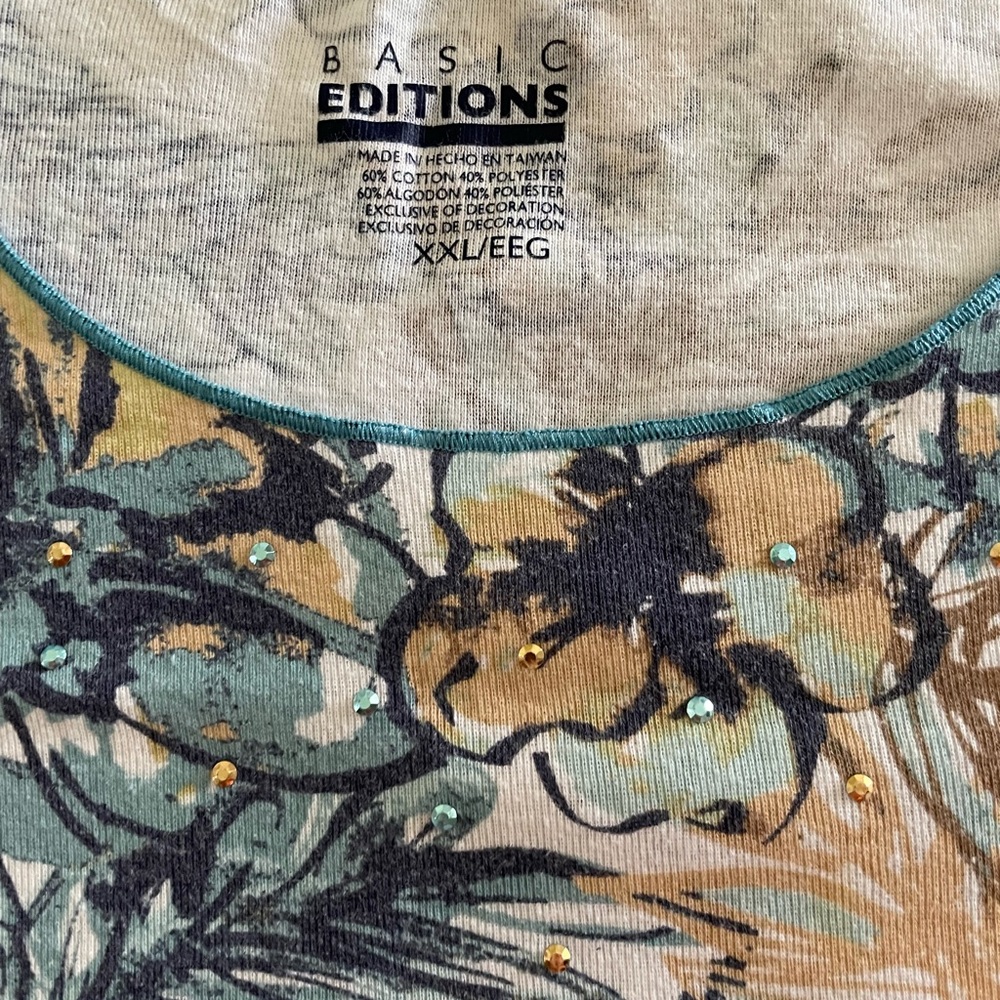 😀 BASIC EDITIONS TOP WOMENS XXL/EEG PREOWNED GREAT CONDITION